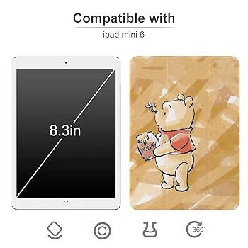 Amazon.co.jp: iPad Mini6 ケース くまのプーさん iPad Mini 第6
